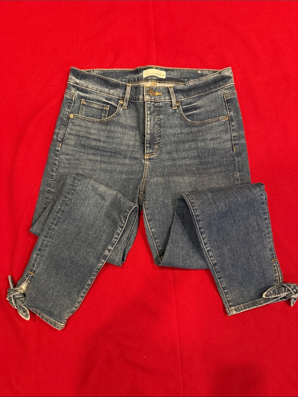 LOFT Jeans with Ankle bows